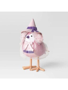 Hyde and Eek! Featherly Friends Glitzy Good Pink Witch Bird Figurine 2025 Target
